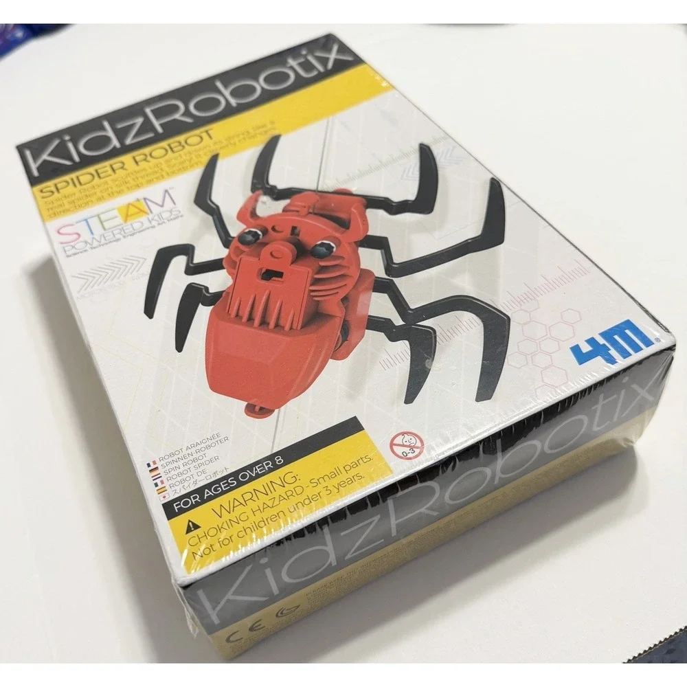 KidzRobotix Spider Robot STEAM Powered Kids 4M Science Kit 3680WM New Sealed
